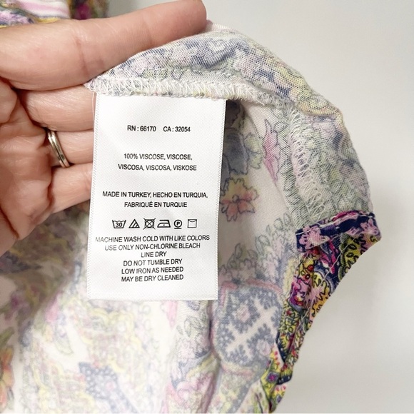 Anthropologie Maeve Ceresco Peasant Top in Multicolor - Picture 6 of 8